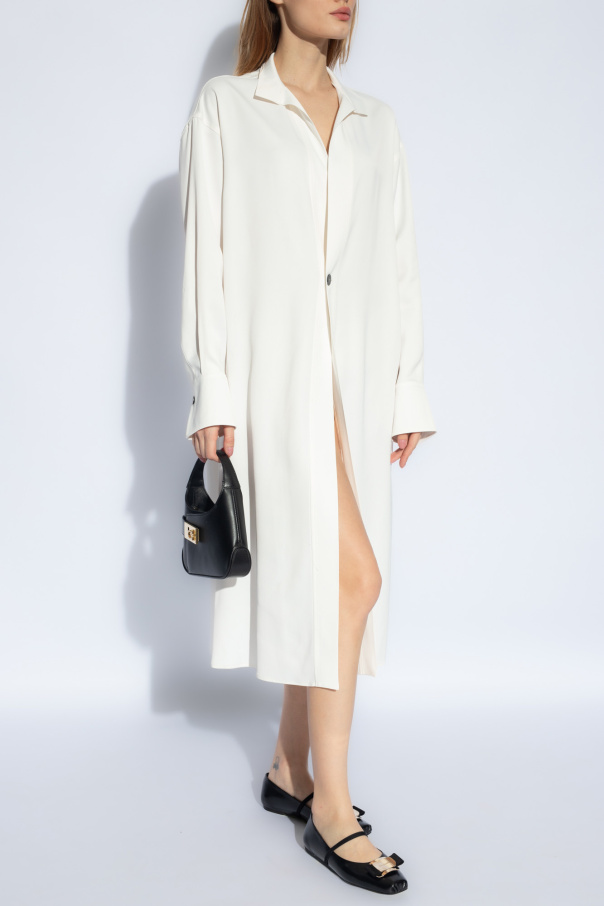 StasanetShops Japan - Cream Dress with long sleeves